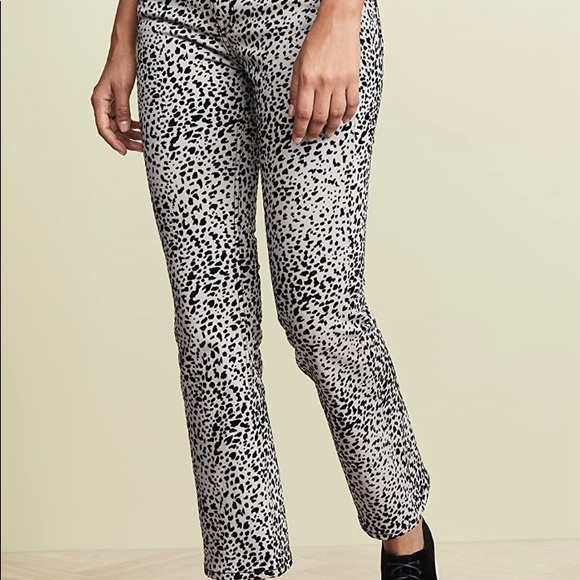 SALE +DS  A leopard print Rag and Bone jeans, new, size 31 - Picture 6 of 8